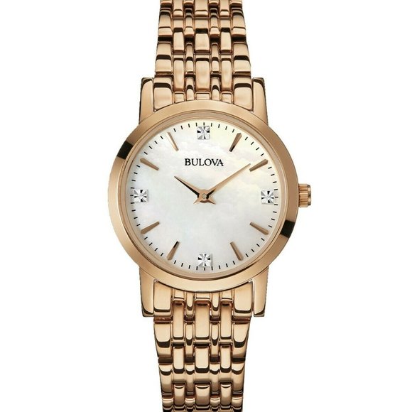 SALE! Bulova Rose Gold 27mm Bracelet main image 4